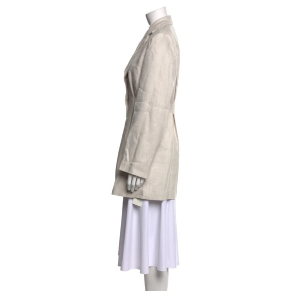 Anine Bing Cream Blazer Dress linen size small - Picture 6 of 7